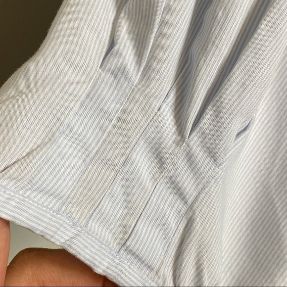 Sibel Saral Blue and White Puff Sleeve Tunic Blouse, size XS - Picture 7 of 16